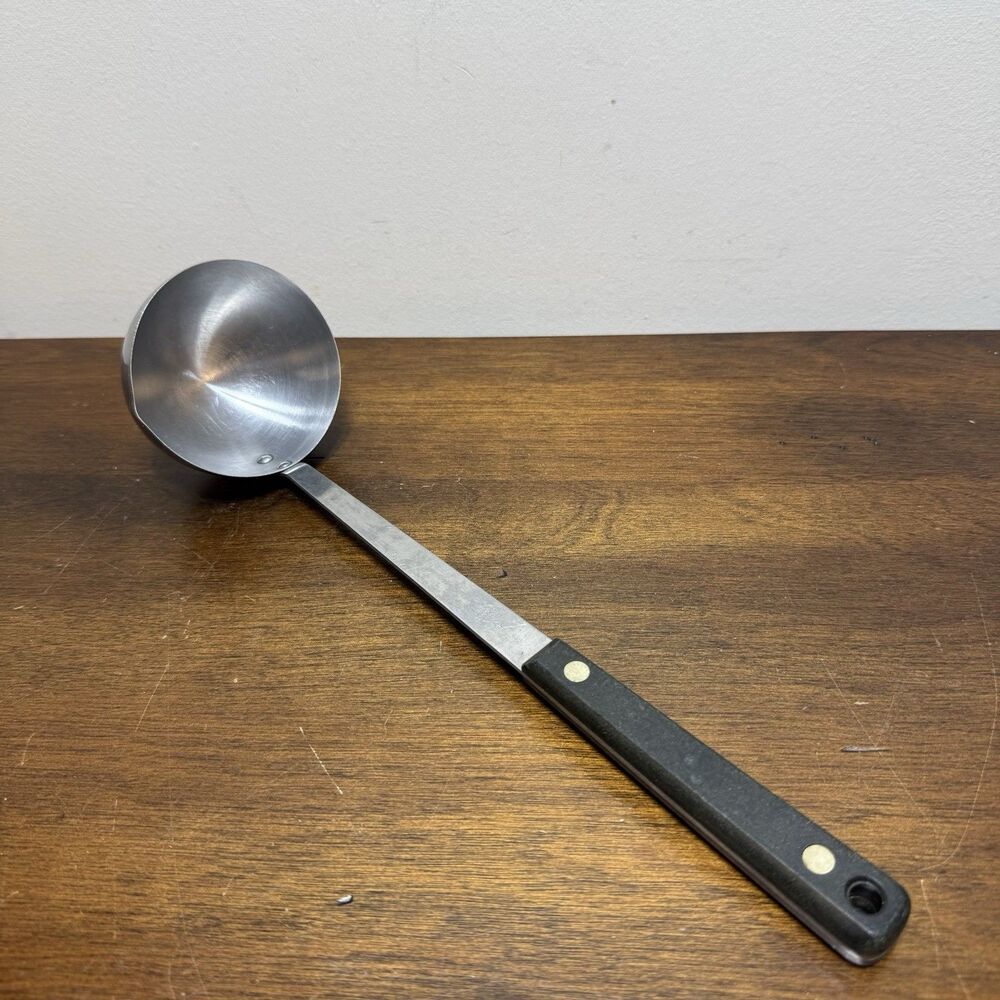 Vintage Flint Arrowhead Stainless Spouted Soup Ladle 11.5" Kitchen Utensil USA - Picture 2 of 5